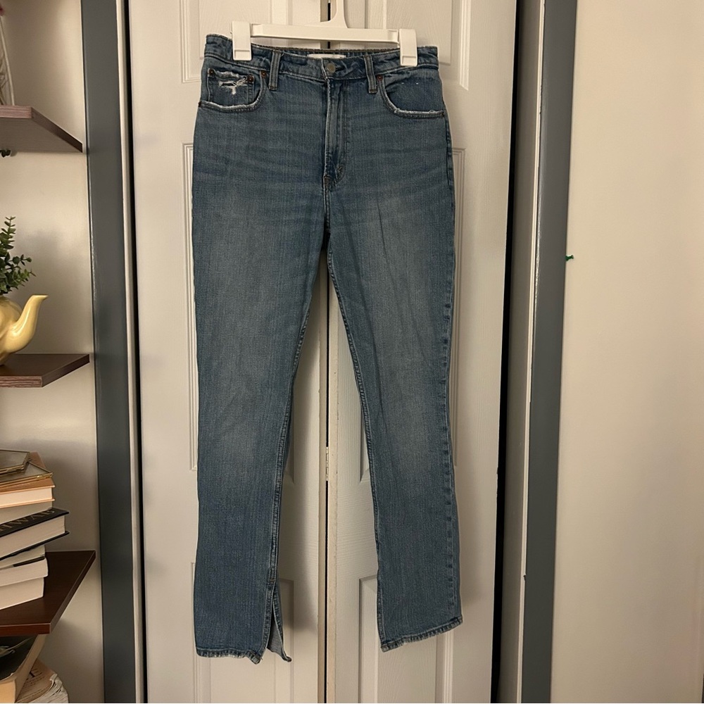 Abercrombie & Fitch Women's Bootcut Split Hem Jeans